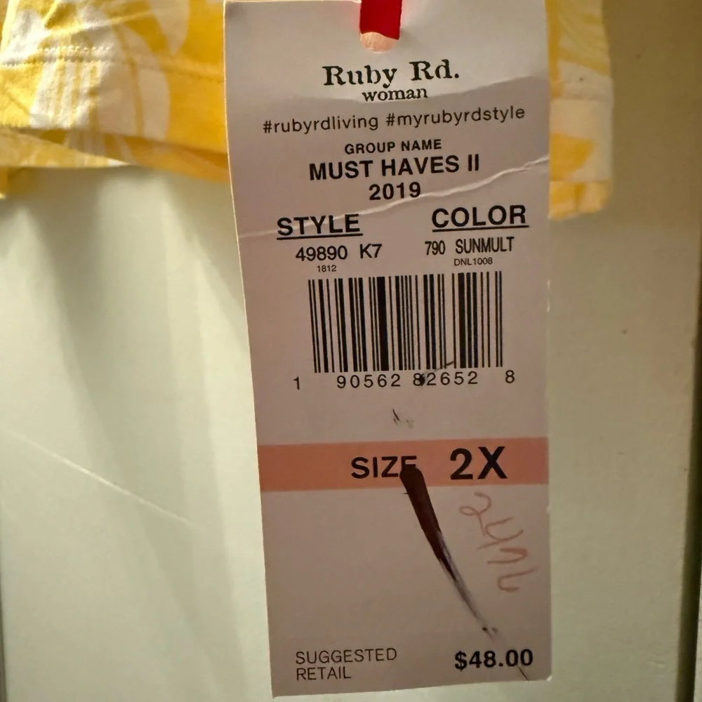 Ruby Rd 2x top - Picture 3 of 5